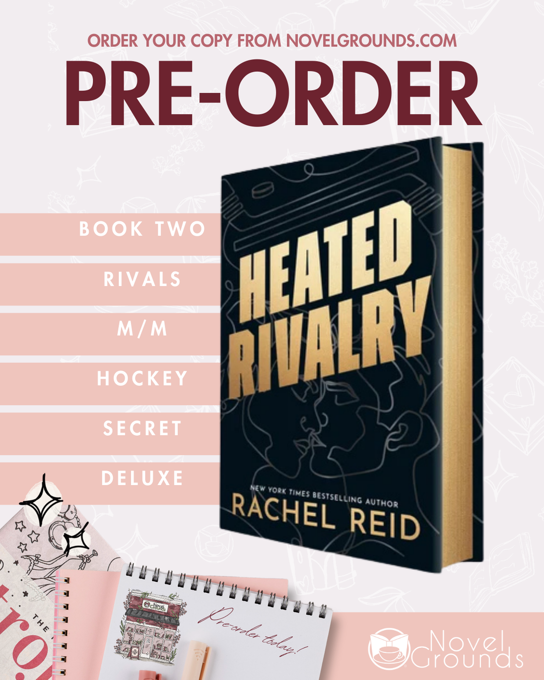 Pre-Order: Heated Rivalry Deluxe Hardcover Edition