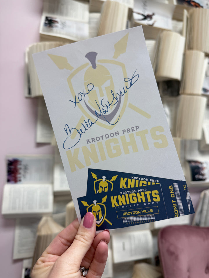 Kroydon Prep Knights Novel Notes® - Digitally Signed Overlay
