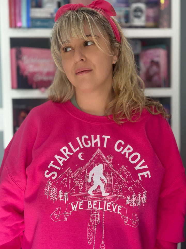 Starlight Grove Bigfoot Clock Unisex Sweatshirt