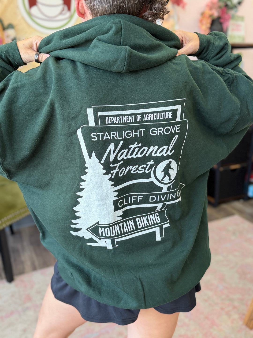 Starlight Grove Forest Service Unisex Hoodie