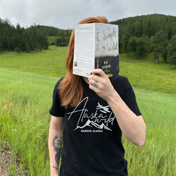 KA Tucker - Alaska Wild Design Unisex t-shirt - Novel Grounds
