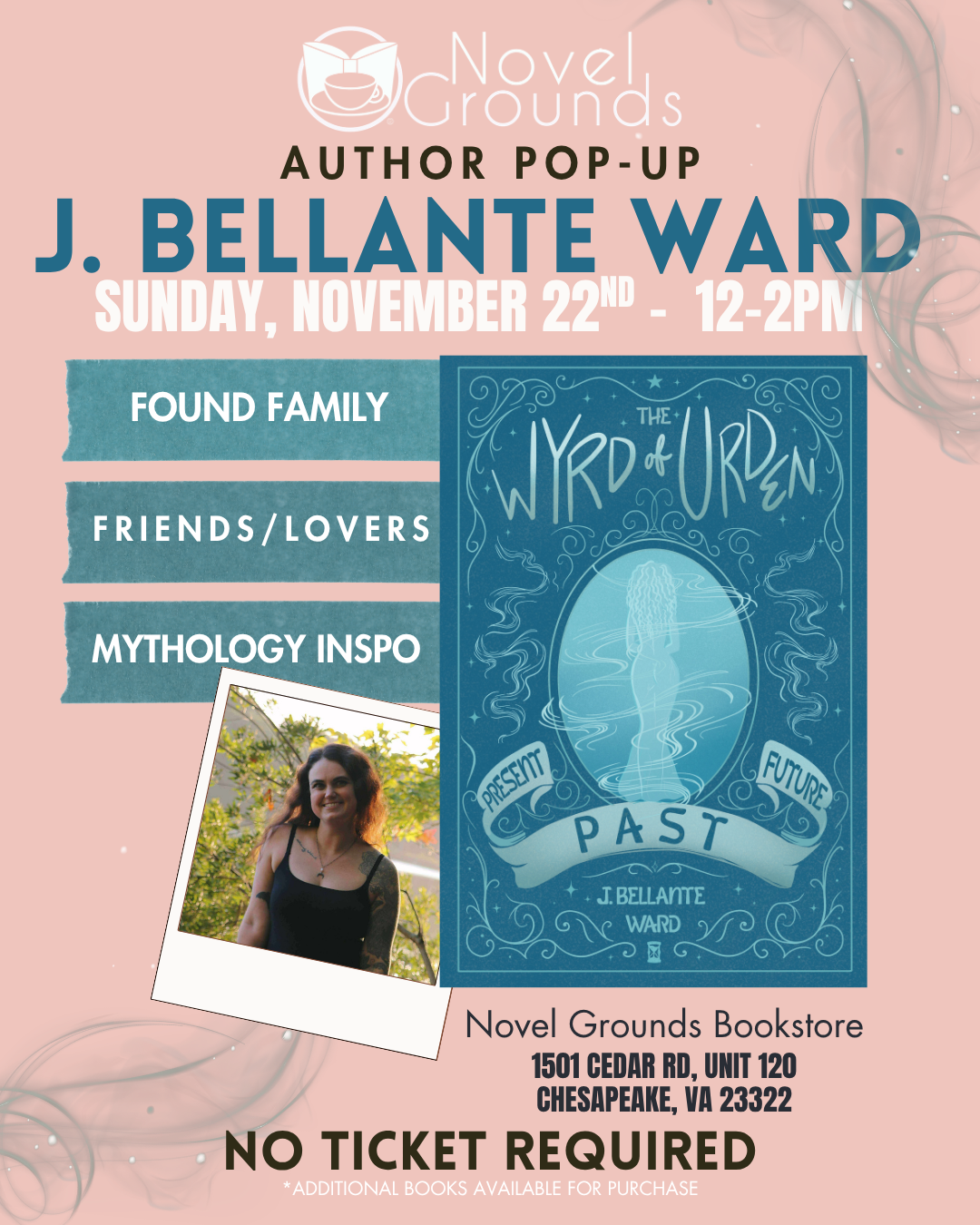 Author Pop Up  J. Bellante Ward 11.22.26