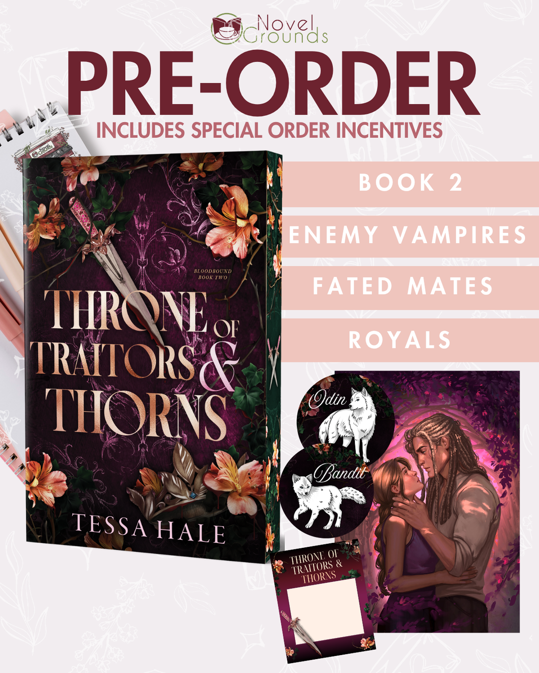 Pre-Order: Throne of Traitors and Thorns (Deluxe Edition) (Blood Bound, 2)