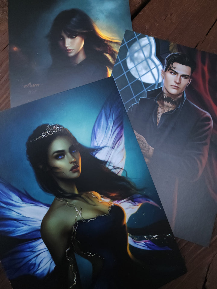 Nikki St Crowe: Conjunto de impresión de retratos de personajes